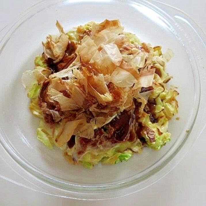 お好み焼き 花がつお添え